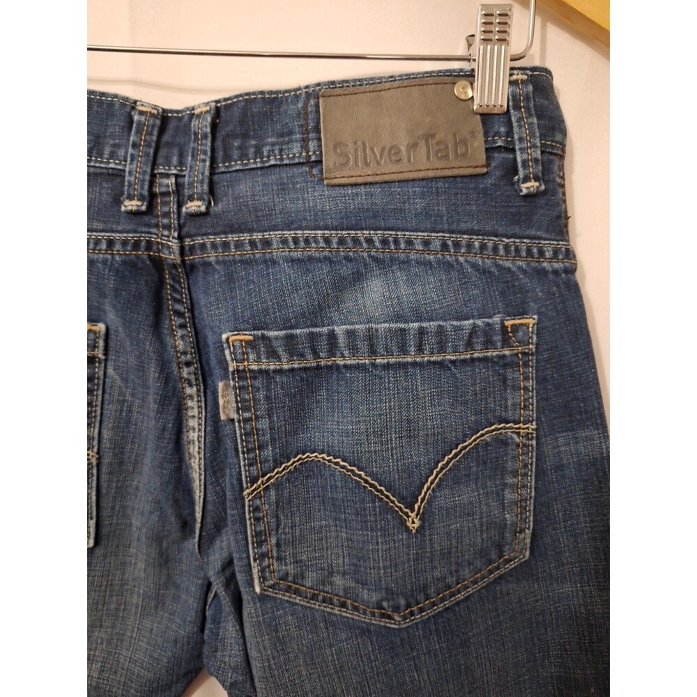 Vintage Y2K Levi's SilverTab Bootcut Jeans Mens 31x30 Fits 31x28 Western Grunge